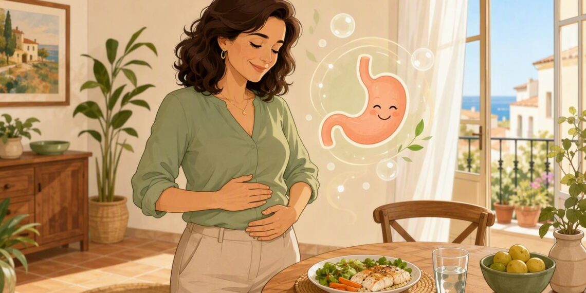 Cómo bajar la hinchazón abdominal de forma natural: 6 hábitos que ayudan a mejorar la digestión