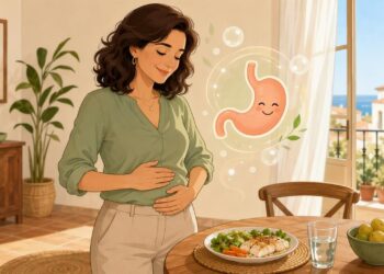 Cómo bajar la hinchazón abdominal de forma natural: 6 hábitos que ayudan a mejorar la digestión