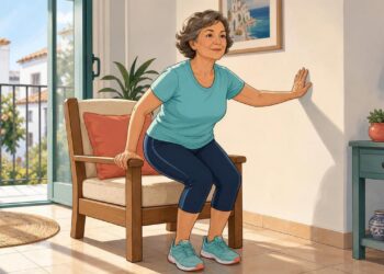 Cómo fortalecer las piernas después de los 60 sin pesas: 5 ejercicios con el propio peso del cuerpo
