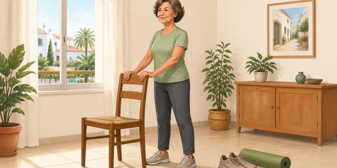 Cómo fortalecer las piernas y mejorar el equilibrio después de los 60: 5 ejercicios con el propio peso del cuerpo