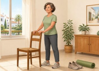 Cómo fortalecer las piernas y mejorar el equilibrio después de los 60: 5 ejercicios con el propio peso del cuerpo