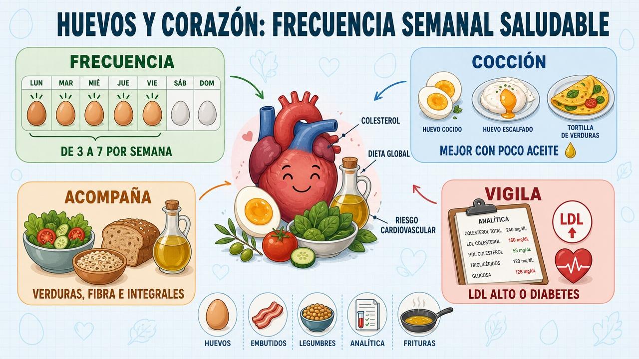 Frecuencia, cocción, acompañamientos y riesgo cardiovascular marcan el consumo semanal.