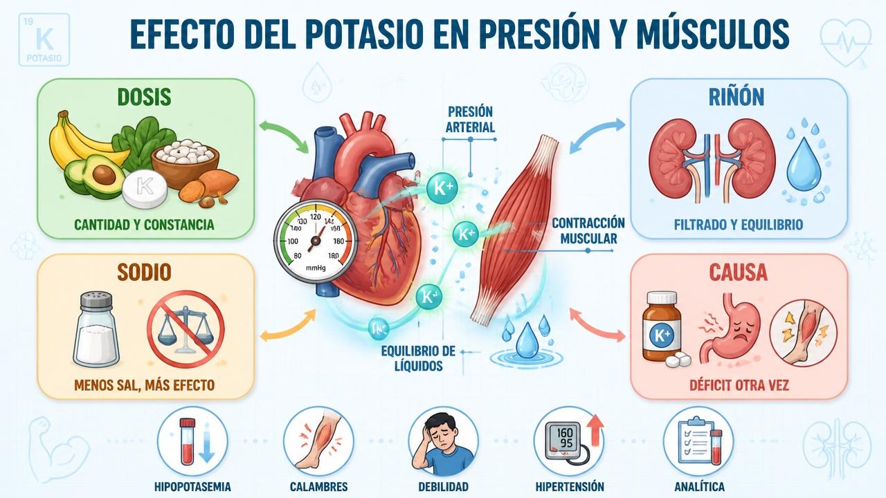Dosis, riñón, sodio y causa del déficit determinan el tiempo de efecto.