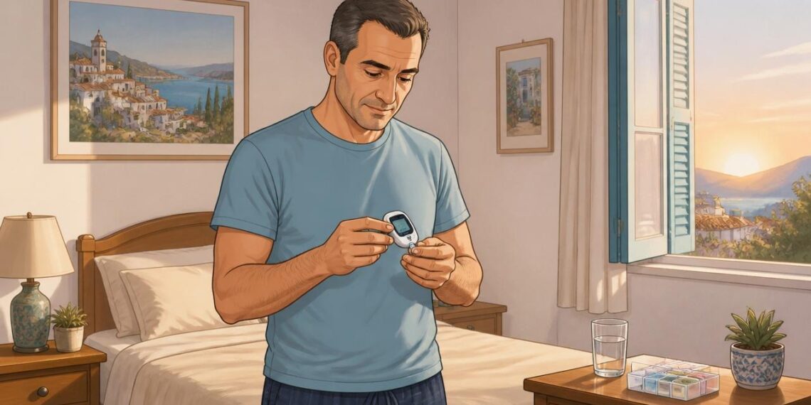 La glucosa al despertar también depende de hormonas liberadas durante la madrugada.