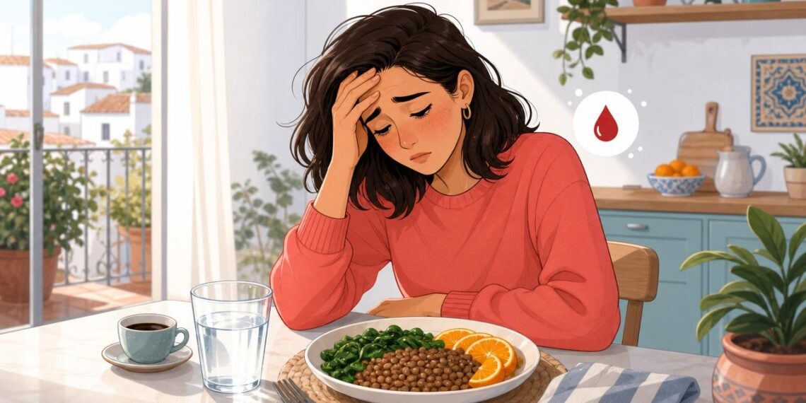 El cansancio constante no siempre se debe a la falta de sueño, sino, en muchos casos, al déficit de hierro y a una mala alimentación