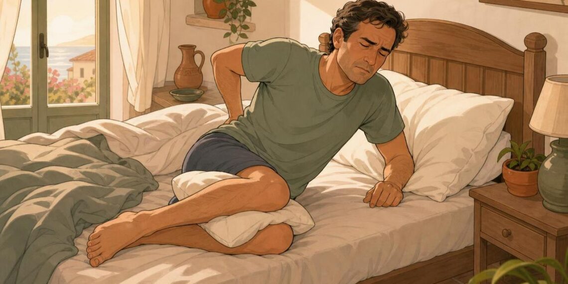 El dolor de espalda al despertar no se debe solo al colchón, sino a la postura al dormir y a la debilidad muscular