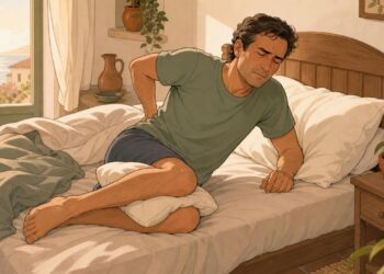 El dolor de espalda al despertar no se debe solo al colchón, sino a la postura al dormir y a la debilidad muscular