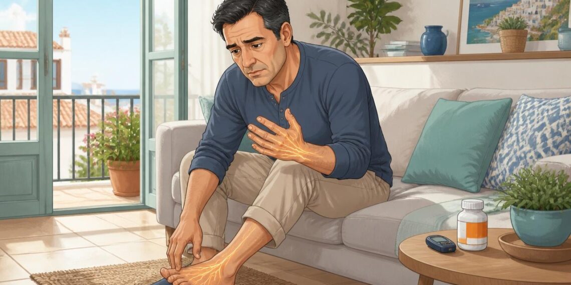 El hormigueo en manos y pies no se debe solo a la mala postura, sino, en muchos casos, al déficit de vitamina B12 o a la neuropatía diabética, y cómo diferenciarlos