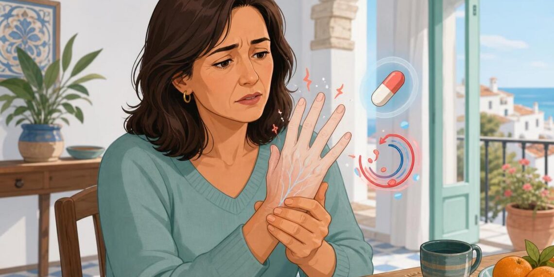 El hormigueo frecuente en las manos no siempre se debe a una mala postura, sino, en muchos casos, al déficit de vitamina B12 y a una mala circulación