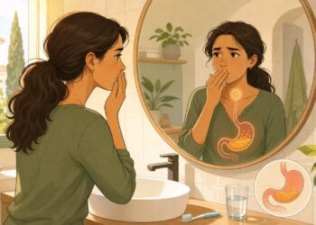 El mal aliento constante no siempre se debe a la higiene bucal, sino, en muchos casos, a problemas digestivos y a la boca seca