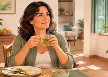 La infusión de hinojo puede aliviar gases y pesadez tras comer.