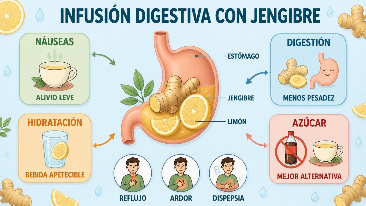 Náuseas, digestión, hidratación y menos azúcar resumen sus beneficios principales.