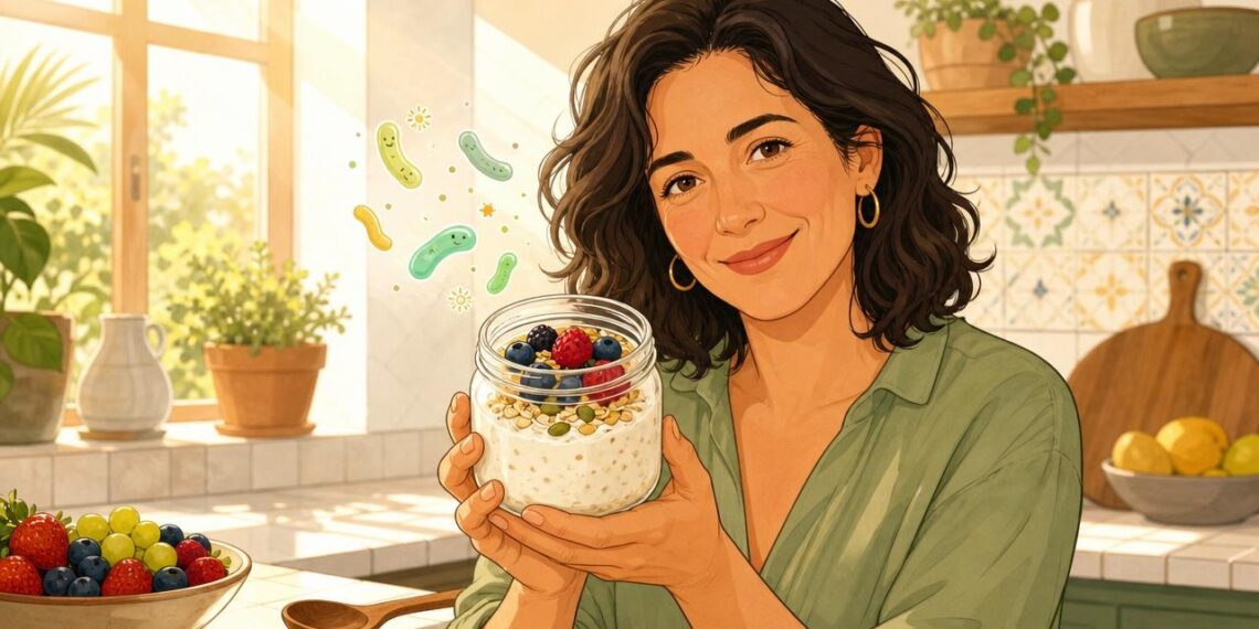 Kéfir y microbiota: por qué este fermentado es una fuente de probióticos que ayuda a cuidar la flora intestinal