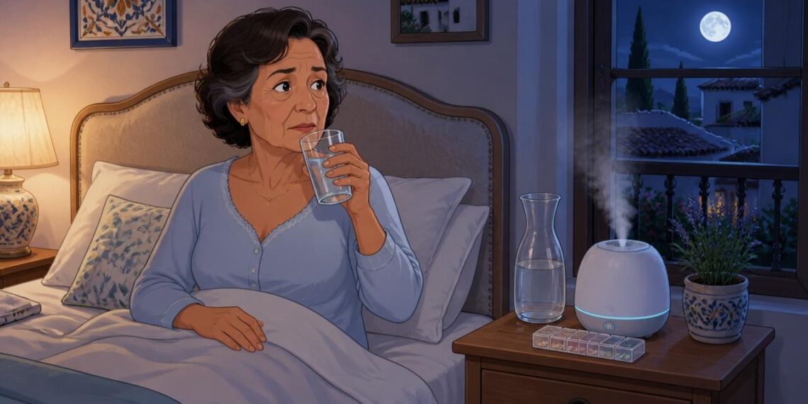 La boca seca por la noche no se debe solo a dormir con la boca abierta, sino, en muchos casos, a medicamentos habituales después de los 60