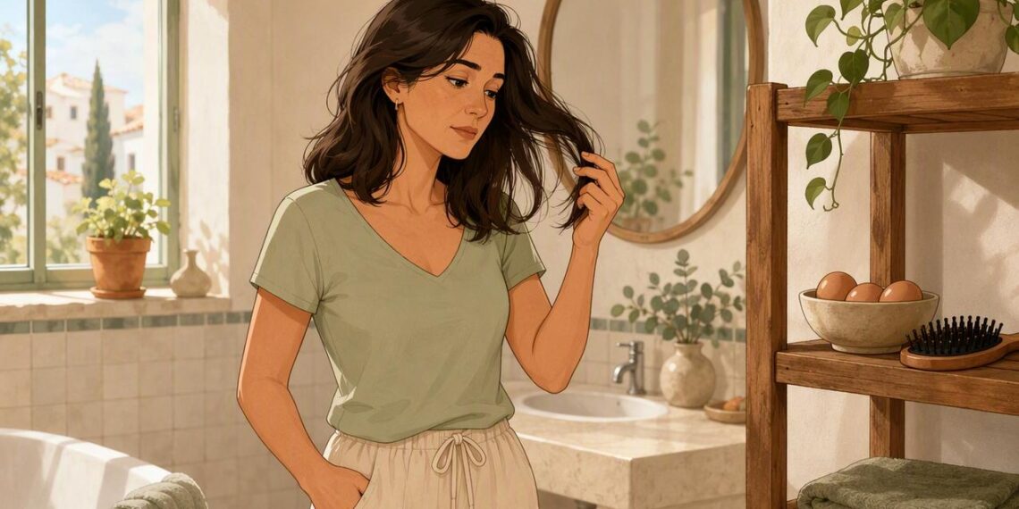 La caída del cabello también puede relacionarse con falta de hierro y proteínas.