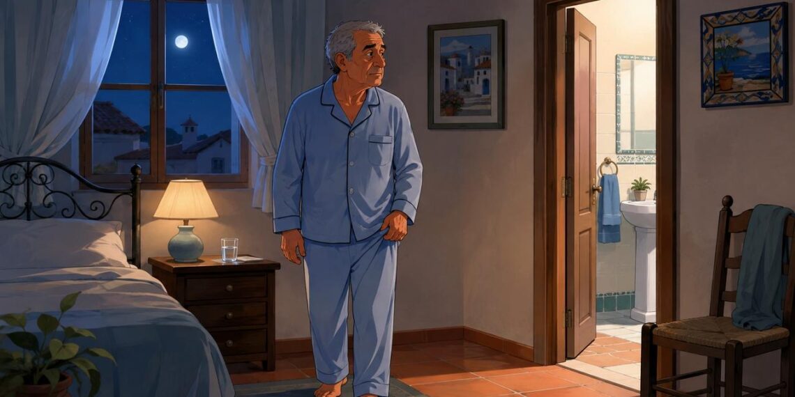 La nicturia nocturna suele relacionarse con vejiga, sueño y envejecimiento.