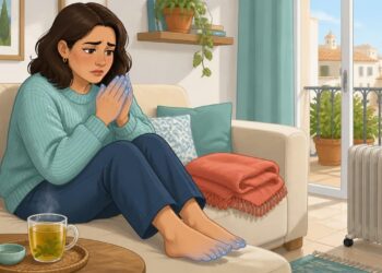 Las manos y los pies siempre fríos no se deben solo al invierno, sino, en muchos casos, a la anemia, al hipotiroidismo o a una mala circulación