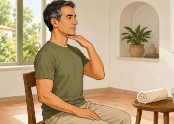 Movimientos suaves en casa pueden aliviar el dolor cervical y de hombros.