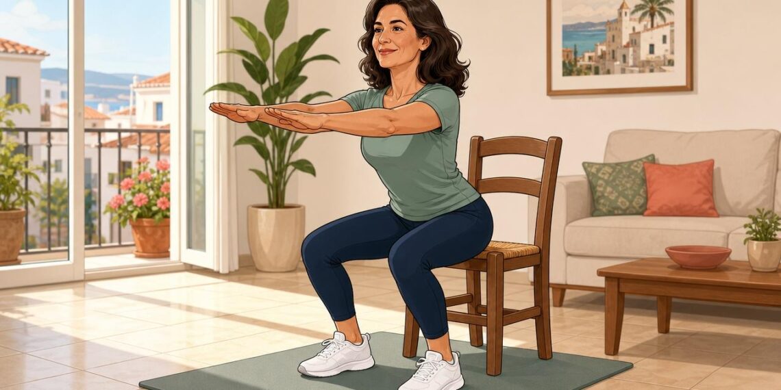 Los 3 ejercicios para fortalecer las piernas y la espalda después de los 45 años en pocos minutos