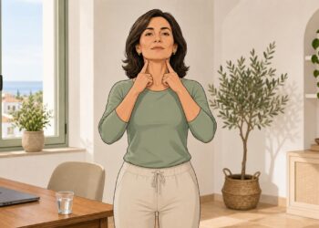 Ejercicios suaves y postura correcta pueden aliviar el dolor cervical después de los 45.