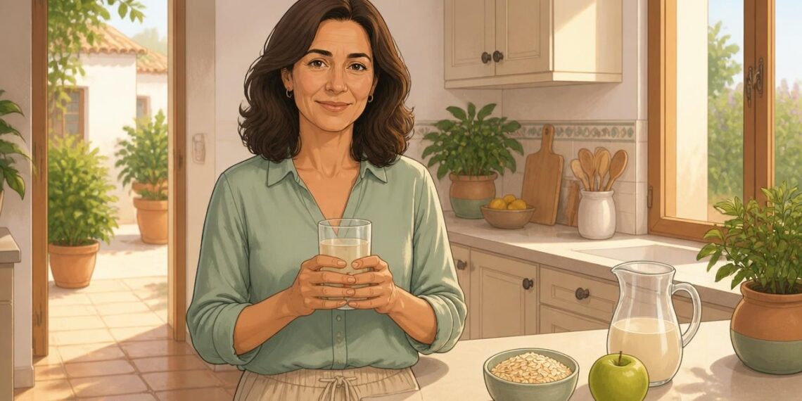 El agua de avena puede apoyar la dieta en personas con hígado graso.