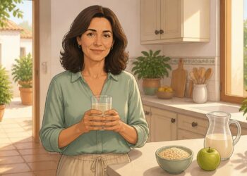 El agua de avena puede apoyar la dieta en personas con hígado graso.