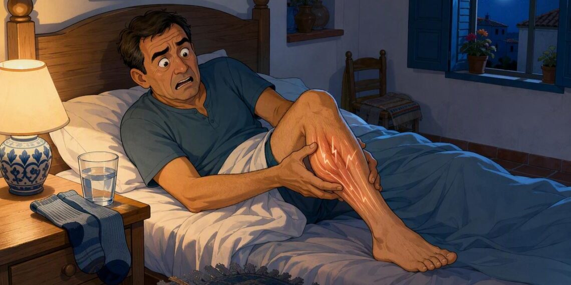 Los calambres nocturnos frecuentes en las piernas no se deben solo al cansancio, sino, en muchos casos, al déficit de magnesio y a una mala circulación sanguínea, y cómo prevenirlos de forma sencilla