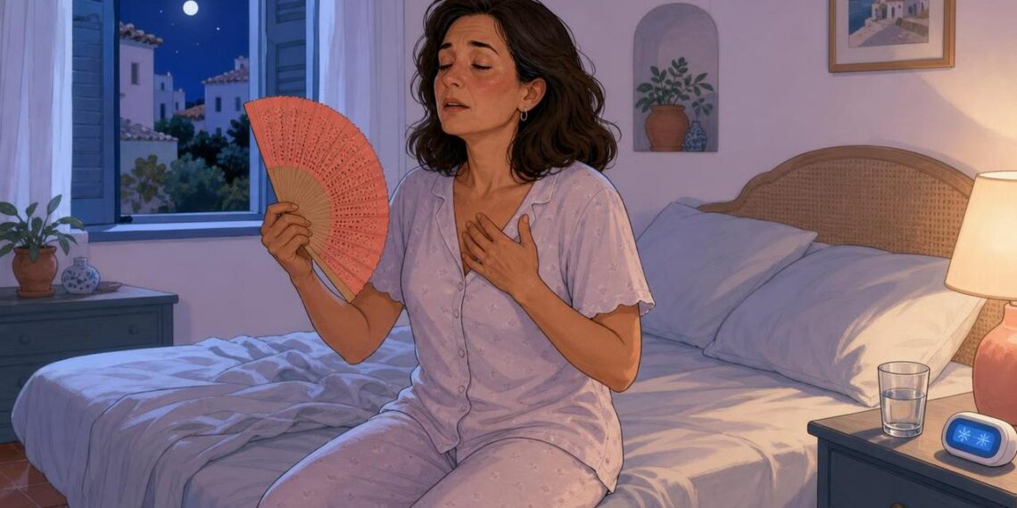 Los sofocos nocturnos de la menopausia no solo interrumpen el sueño: los hábitos que ayudan a reducirlos