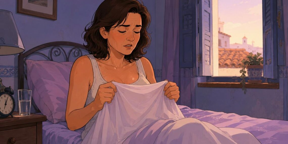 Los sudores nocturnos repetidos pueden alterar el descanso y señalar causas internas.