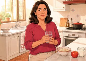 Empezar el día con agua y fibra puede apoyar el control del colesterol.