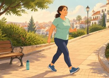 Caminar en cuesta puede aumentar la captación muscular de glucosa tras comer.