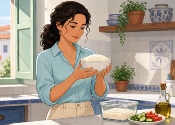 El arroz enfriado puede provocar una subida de glucosa más gradual.