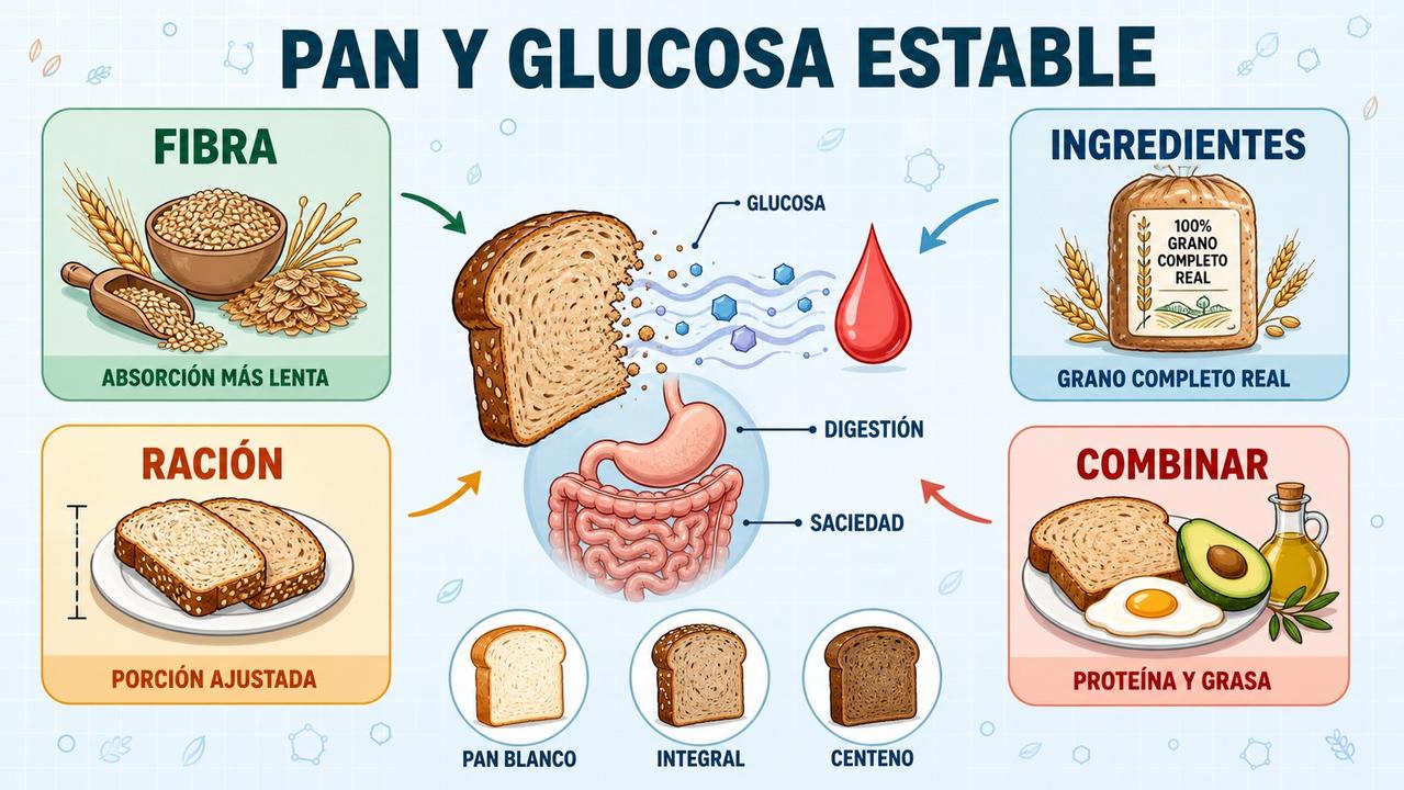 Fibra, ingredientes, ración y combinación ayudan a controlar mejor la glucosa.
