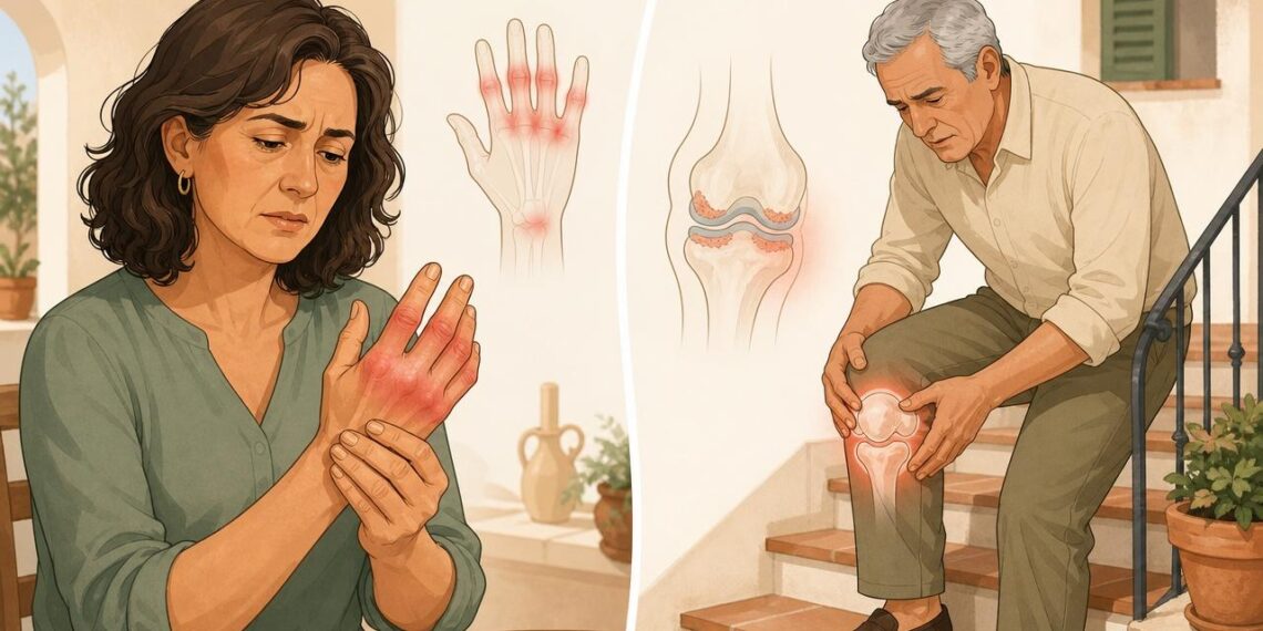 Qué diferencia hay entre la artritis y la artrosis: cómo reconocer cada tipo de dolor articular de manera sencilla
