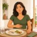 La hinchazón abdominal suele aparecer tras comidas copiosas o demasiado rápidas.