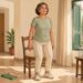 La sarcopenia reduce fuerza y movilidad, pero puede frenarse con ejercicios en casa.
