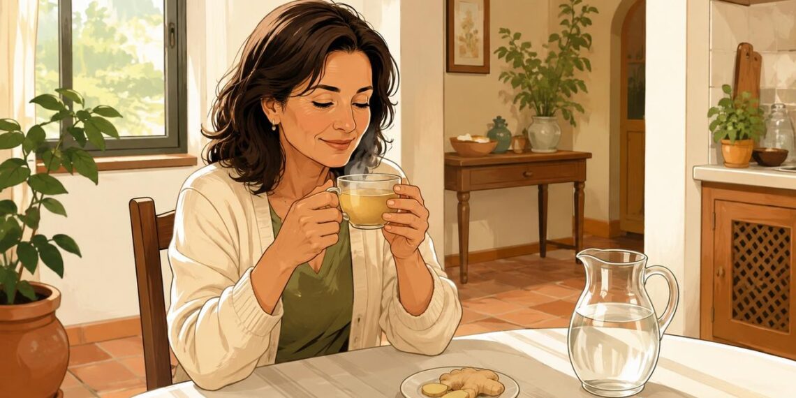 Una infusión suave de jengibre puede aliviar la acidez ocasional en casa.