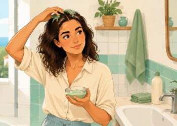 Aplicación suave de aloe vera para aliviar la caspa y el picor.