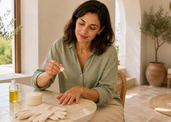 Aceite, crema y constancia para cuidar uñas quebradizas en casa.