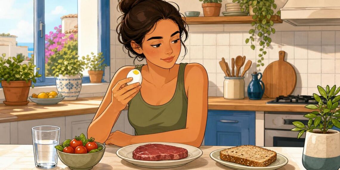 Según los expertos en nutrición, el huevo cocido ofrece prácticamente los mismos beneficios proteicos que la carne roja