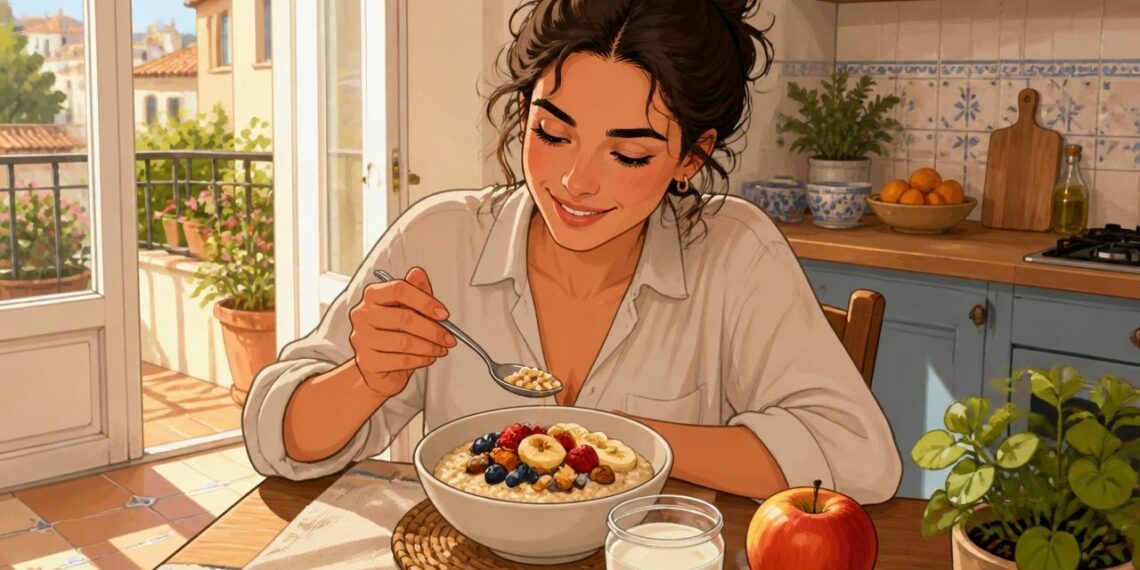 Según los expertos en nutrición, la avena con frutos secos en el desayuno ofrece prácticamente los mismos beneficios que un plato completo