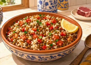 Según los expertos en nutrición, las lentejas con arroz en el plato diario ofrecen prácticamente los mismos beneficios proteicos que la carne