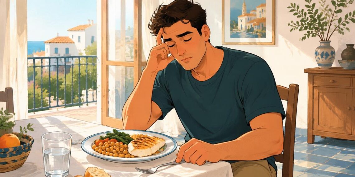 El sueño tras comer puede relacionarse con picos de glucosa e insulina.