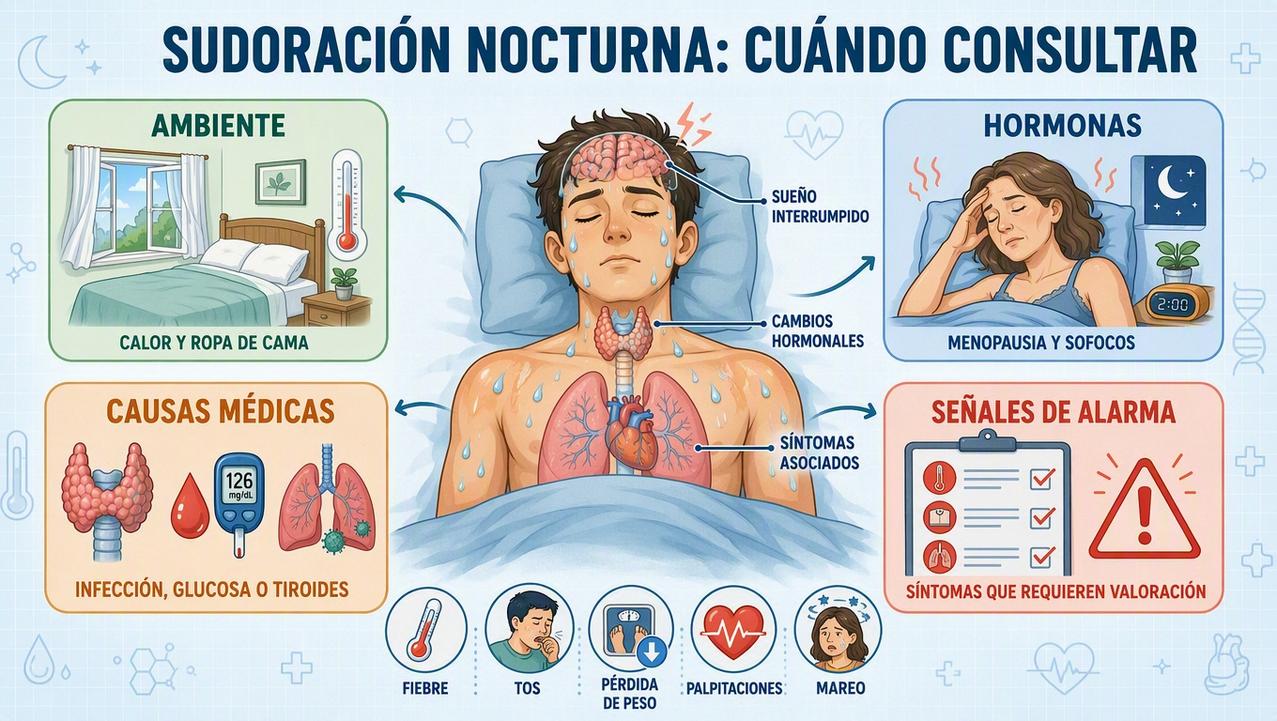 Ambiente, hormonas, causas médicas y señales de alarma orientan la consulta.