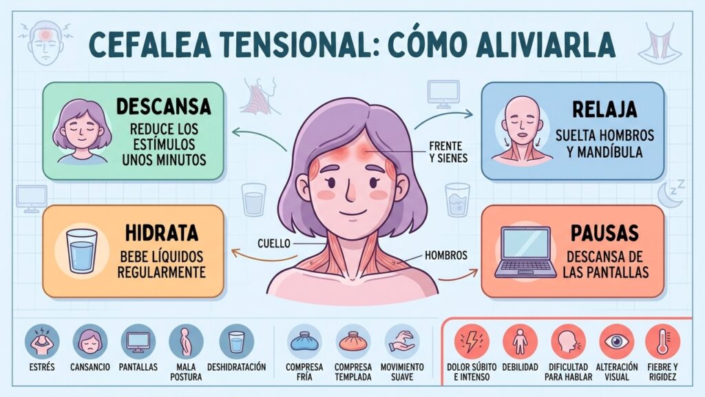 Cefalea tensional y las claves para aliviar el dolor
