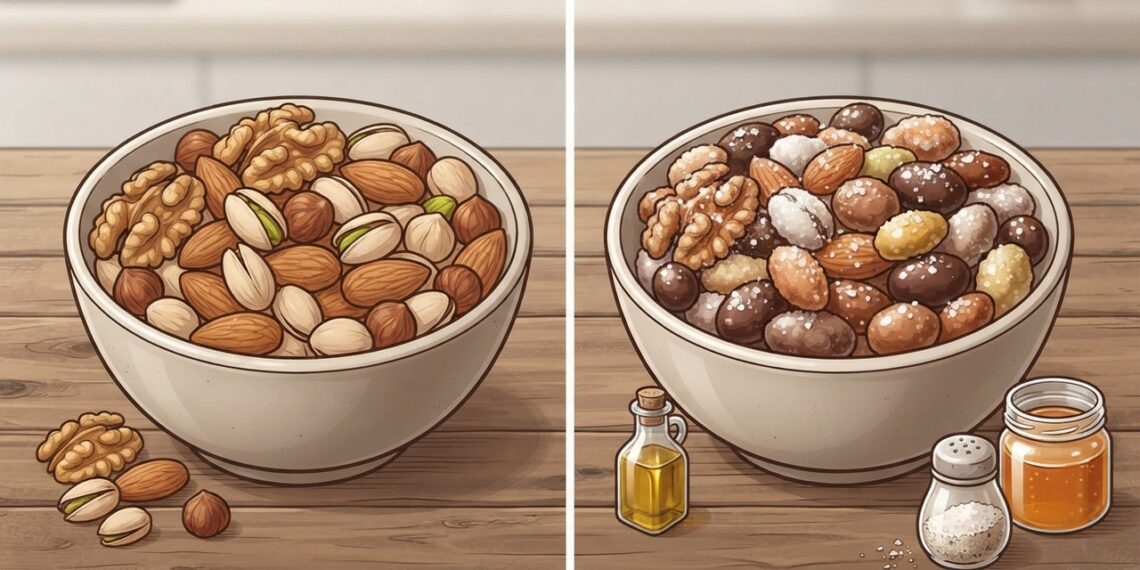 Los frutos secos son muy buenos para la salud, pero es importante elegirlos sin sal ni azúcar