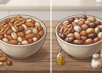 Los frutos secos son muy buenos para la salud, pero es importante elegirlos sin sal ni azúcar