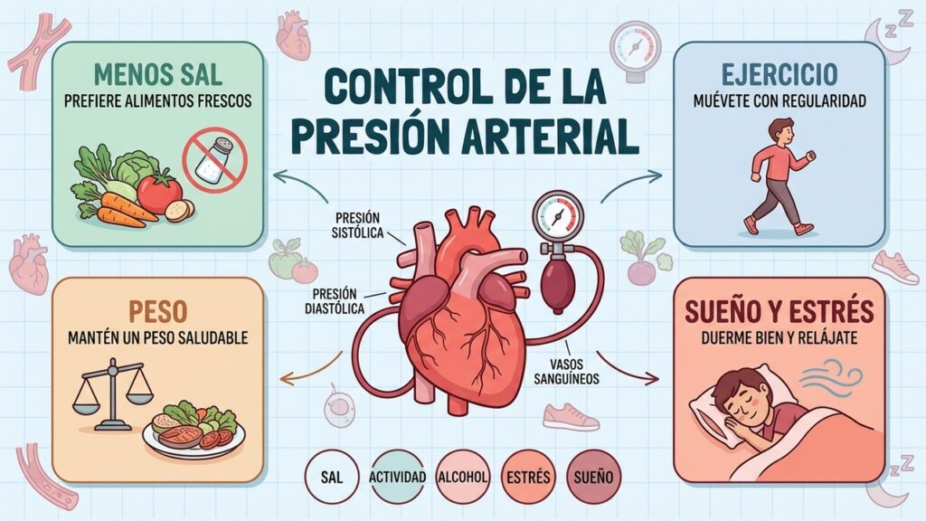 Caminar, reducir la sal y controlar el estrés ayudan a proteger el corazón.