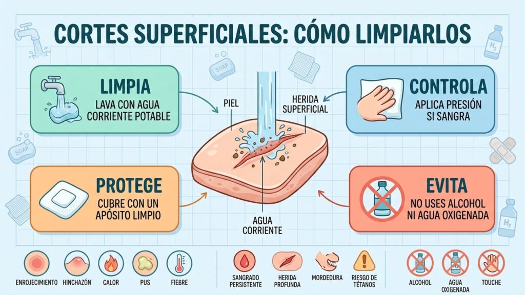 Si te cortas haz esto antes de poner cualquier producto