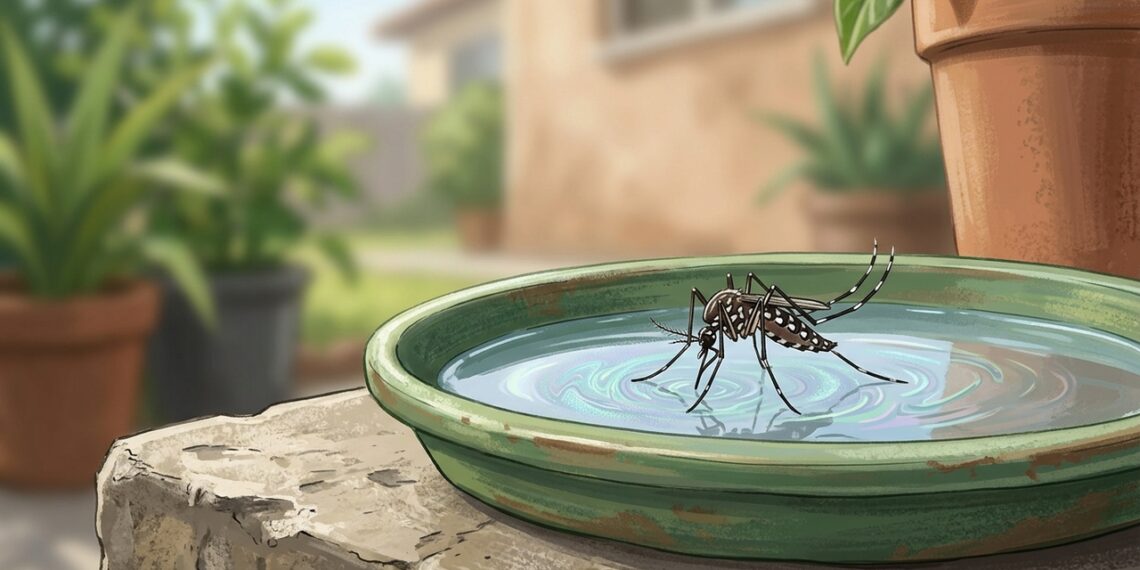 El dengue no se contagia directamente: el mosquito Aedes aegypti transmite el virus.